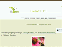 Tablet Screenshot of greenstems.org